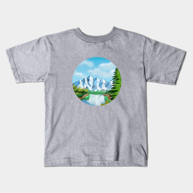 Love the nature Kids T-Shirt by cypryanus